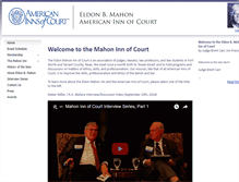 Tablet Screenshot of mahoninn.org